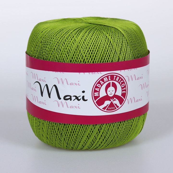 Nić koronkowa Madame Tricote Paris Maxi 100 g – 5527 zielona
