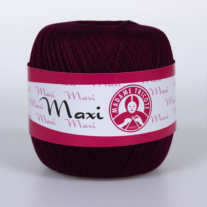 Nić koronkowa Madame Tricote Paris Maxi 100 g – 5537 śliwkowa