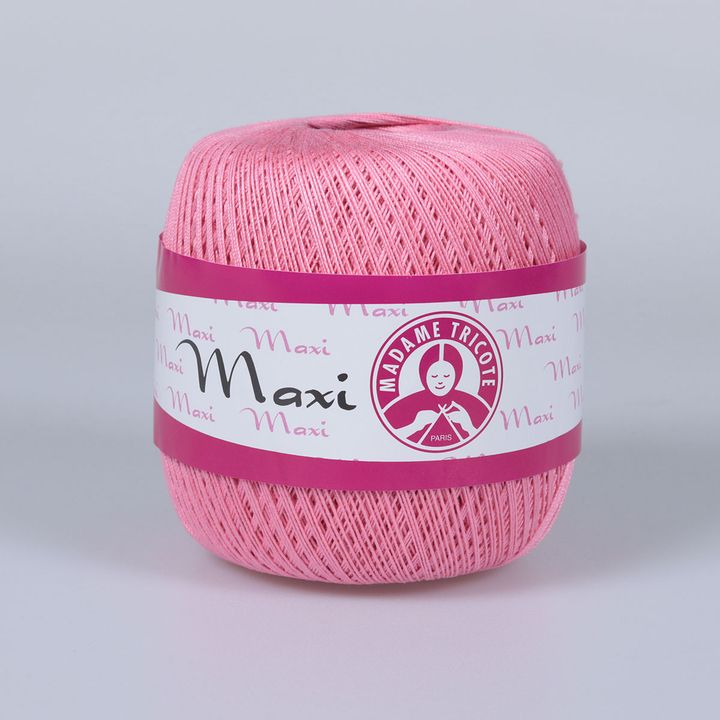 Nić koronkowa Madame Tricote Paris Maxi 100 g – 6312 różowa