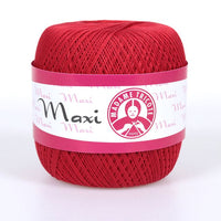 Nić koronkowa Madame Tricote Paris Maxi 100 g – 6328 czerwona