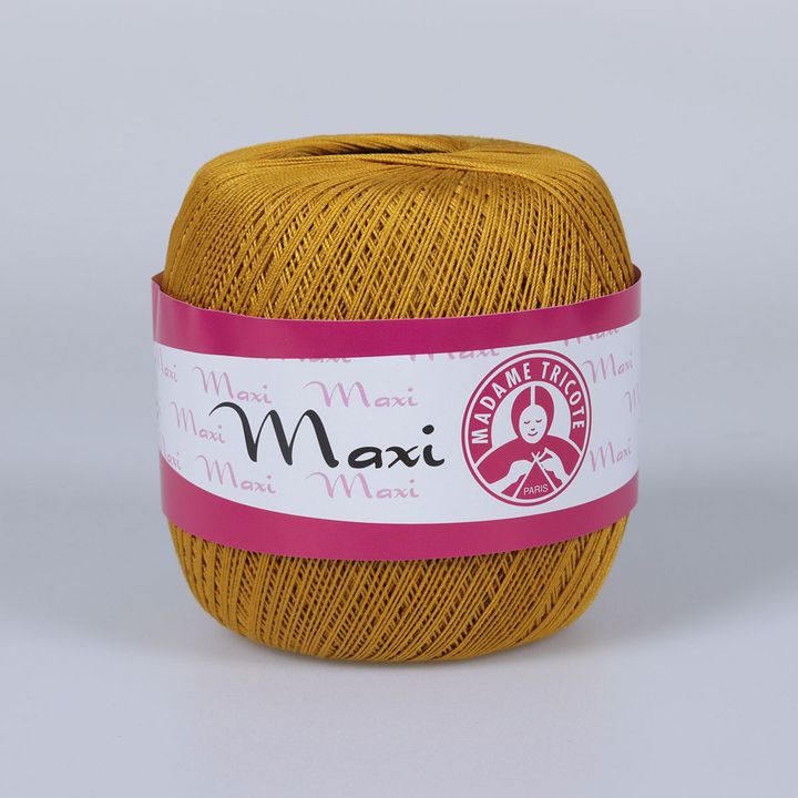 Nić koronkowa Madame Tricote Paris Maxi 100 g – 6340 brązowa