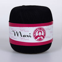 Nić koronkowa Madame Tricote Paris Maxi 100 g – 9999 czarna