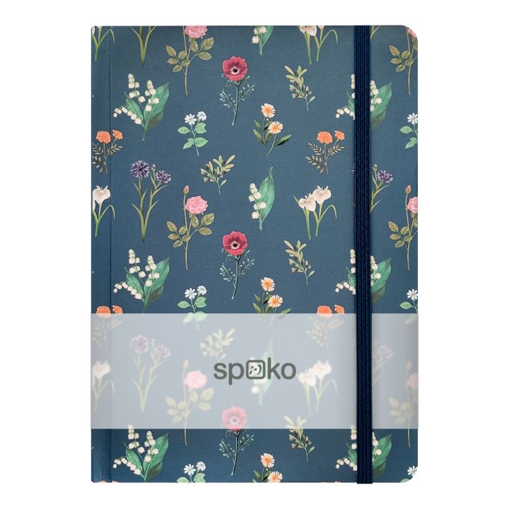 Notatnik w linie Spoko A5 - 96 stron - Kwiaty | Artmie