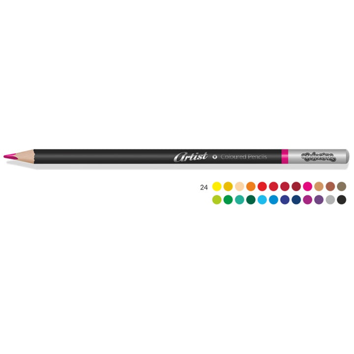 Okrągłe kredki Colorino Artist 24 szt. | Artmie