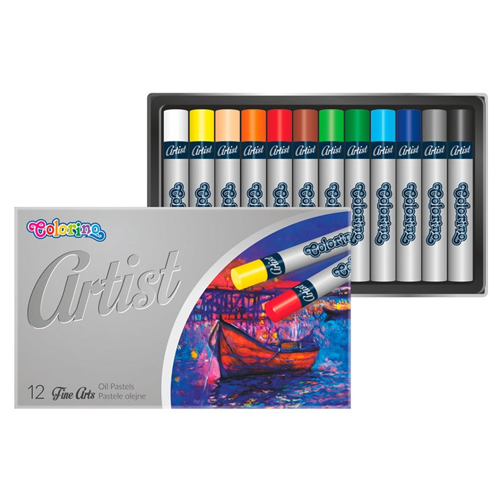 Okrągłe pastele olejne Colorino Artist, zestaw 12 sztuk | Artmie
