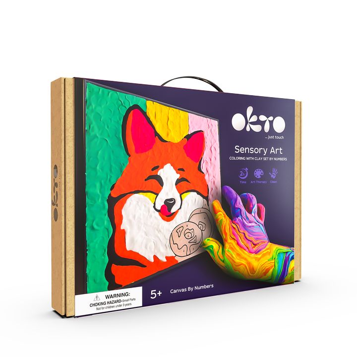 OKTO malowanie masą samoutwardzalną 30 x 30 cm Fox | Artmie