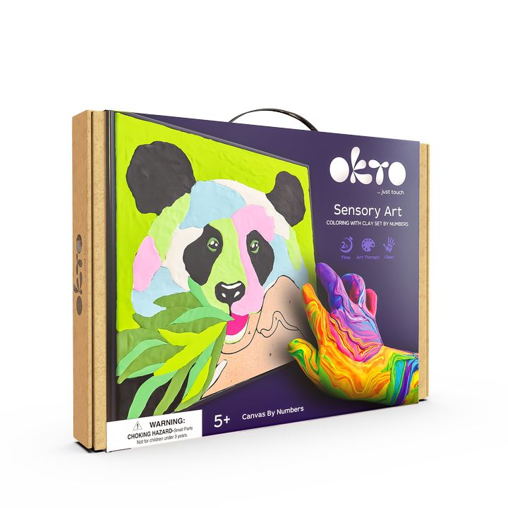 OKTO Obraz samoutwardzalny 30 x 30 cm Panda | Artmie