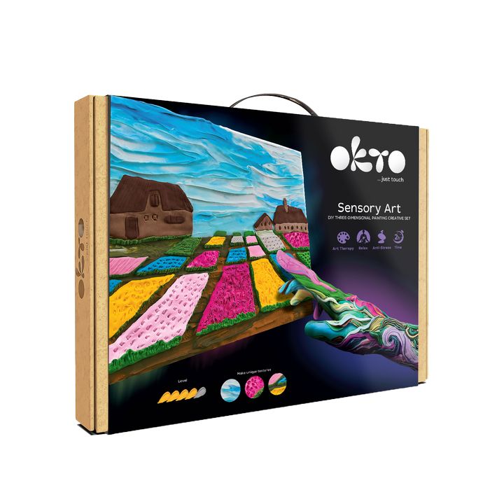 OKTO Zestaw kreatywny 3D "Klomby w Holandii" 30 x 40 cm | Artmie