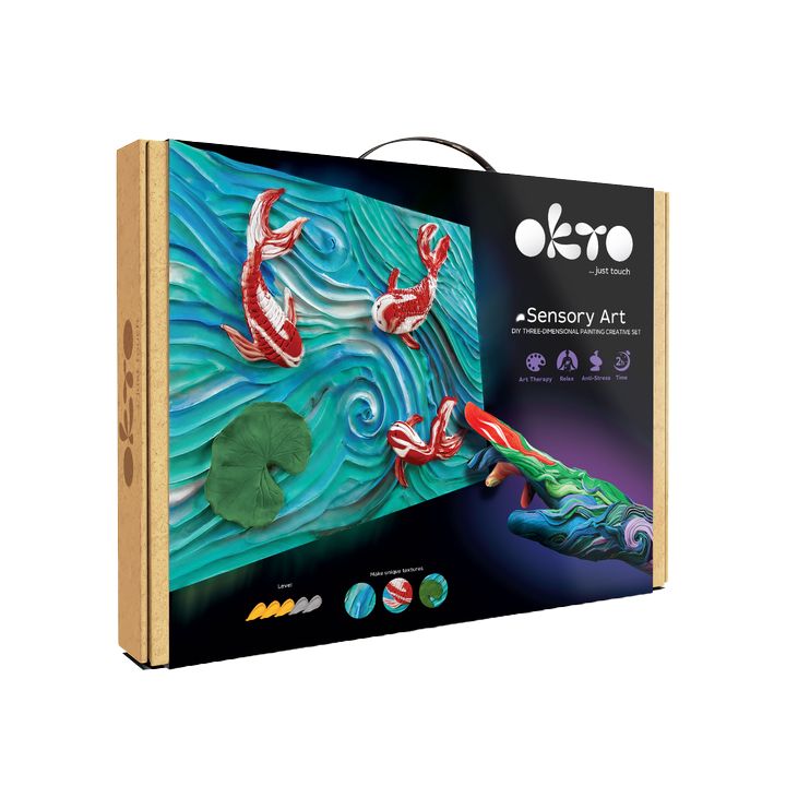 OKTO Zestaw kreatywny 3D "Ryba" 30 x 40 cm | Artmie