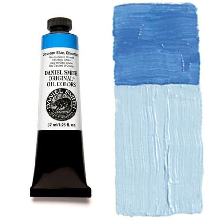 Farba olejna Daniel Smith Original 37ml – 005 błękitna niebieska Chromium