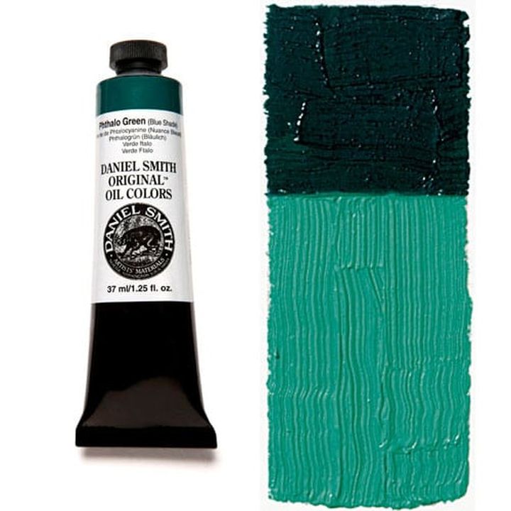 Farba olejna Daniel Smith Original 37ml – 062 zielona ftalowa [niebieski odcień]