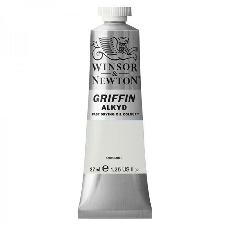 Farba olejna szybkoschnąca Winsor & Newton Griffin Alkyd 37 ml – biel tytanowa