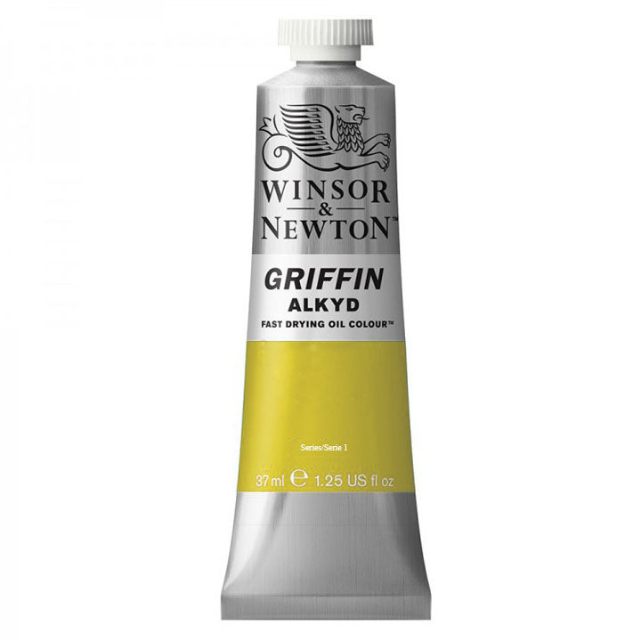 Farba olejna szybkoschnąca Winsor & Newton Griffin Alkyd 37 ml – Winsor cytrynowa