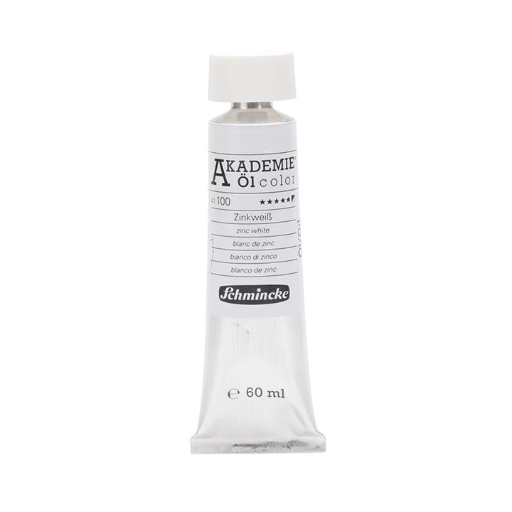 Farby olejne Schmincke AKADEMIE 60 ml – 100 biel cynkowa