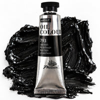 Olejowa farba Phoenix Artist Oil - 40 ml | wybierz odcień – czarny / 793