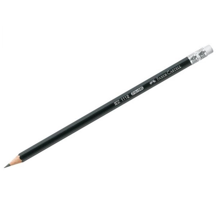 Ołówek Faber-Castell 1112 HB z gumką | Artmie
