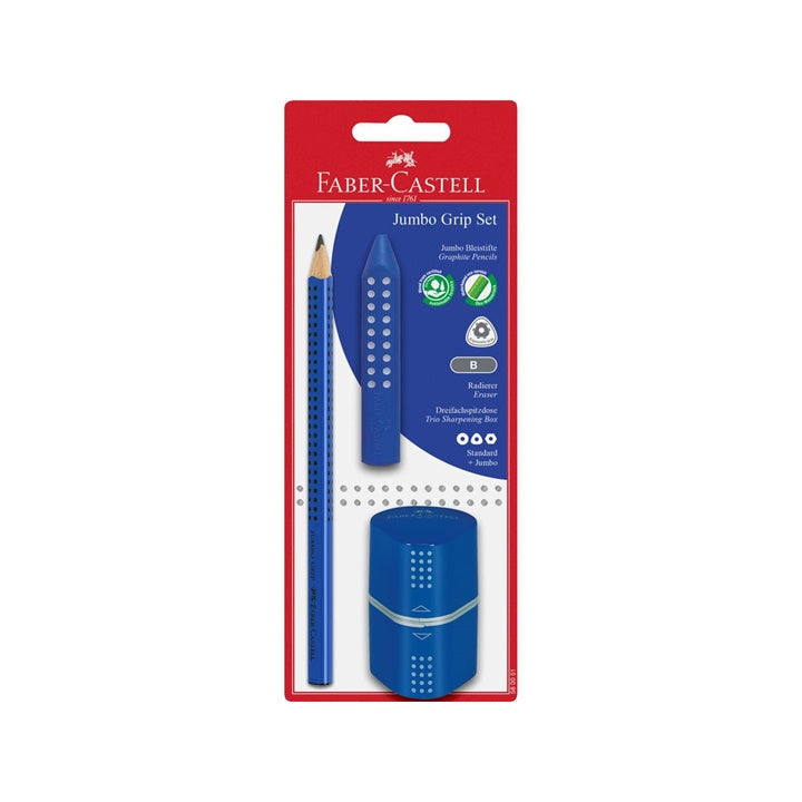 Ołówek Jumbo Grip Faber-Castell zestaw | Artmie
