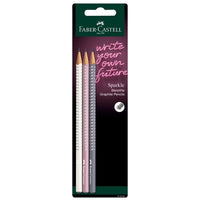 Ołówki grafitowe Sparkle Faber - Castell 3 szt | Artmie