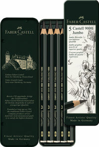 Ołówki JUMBO Faber-Castel 9000 / 5 szt | Artmie
