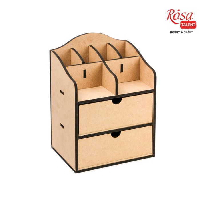 Organizer MDF - komoda z 2 szufladami ROSA TALENT 20х15х26 cm | Artmie