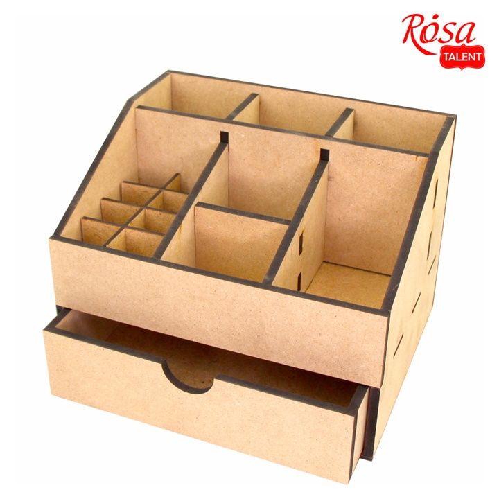 Organizer MDF z 1 szufladą ROSA TALENT 22,5x18x16,5 cm | Artmie