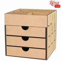 Organizer MDF z 3 szufladami ROSA TALENT | Artmie