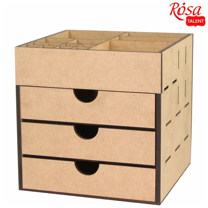 Organizer MDF z 3 szufladami ROSA TALENT | Artmie