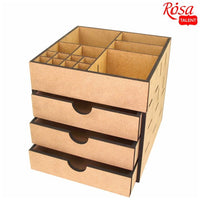 Organizer MDF z 3 szufladami ROSA TALENT | Artmie