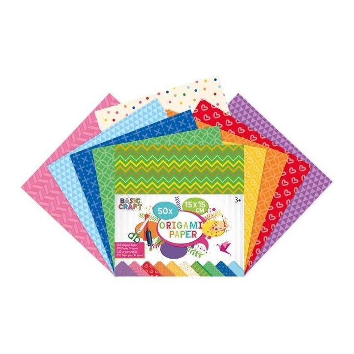 Origami kolorowy papier 15 x 15 cm / 50 szt | Artmie