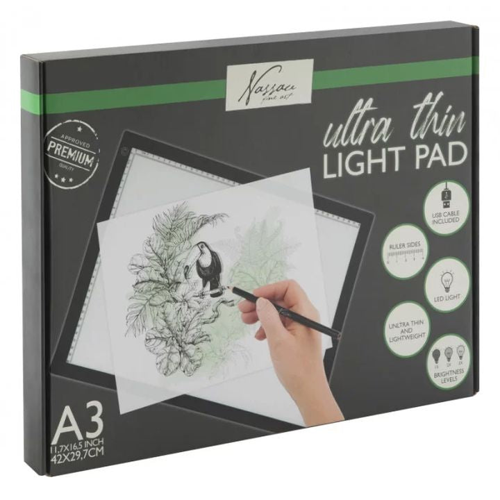 Oświetlenie LED tablica NASSAU do śledzenia A3 ultra cienka | Artmie