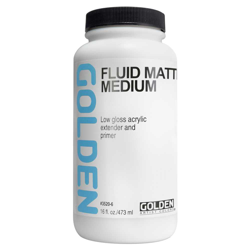 Płynne matowe medium akrylowe GOLDEN Fluid Matte Medium