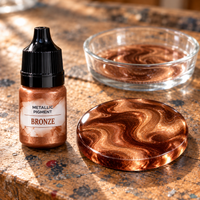 Płynny pigment metaliczny do żywicy 5 ml – brązowa (Bronze)