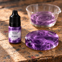Płynny pigment metaliczny do żywicy 5 ml – fioletowa (Purple)