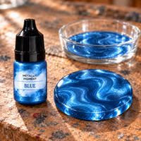 Płynny pigment metaliczny do żywicy 5 ml – niebieska (Blue)