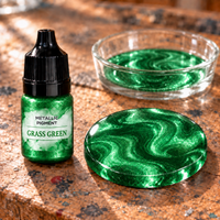 Płynny pigment metaliczny do żywicy 5 ml – trawiasta zieleń (Grass Green)