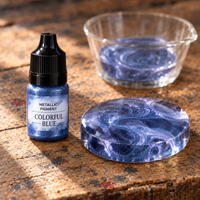 Płynny pigment metaliczny do żywicy 5 ml – zmienna niebieska (Colorful Blue)