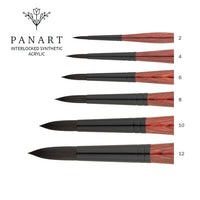 PanArt 3302 okrągły pędzel do akrylu | różne rozmiary | Artmie