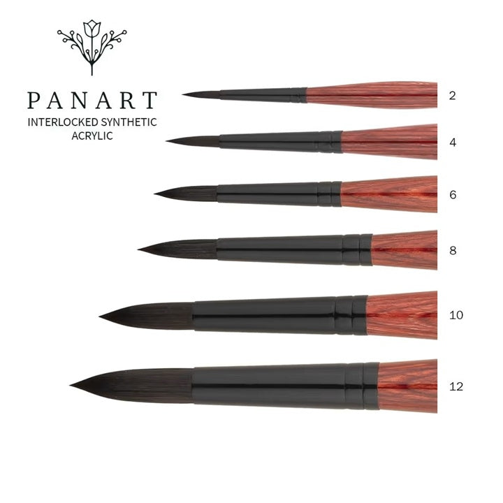 PanArt 3302 okrągły pędzel do akrylu | różne rozmiary | Artmie
