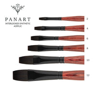 PanArt 3322 pędzel płaski do akrylu | różne rozmiary | Artmie