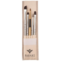 PanArt ATL-02 Zestaw 5 pędzli w bawełnianym etui | Artmie