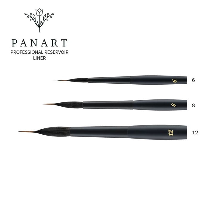 PanArt Reservoir Liner 1424 – pędzel do ostrych linii | różne rozmiary | Artmie