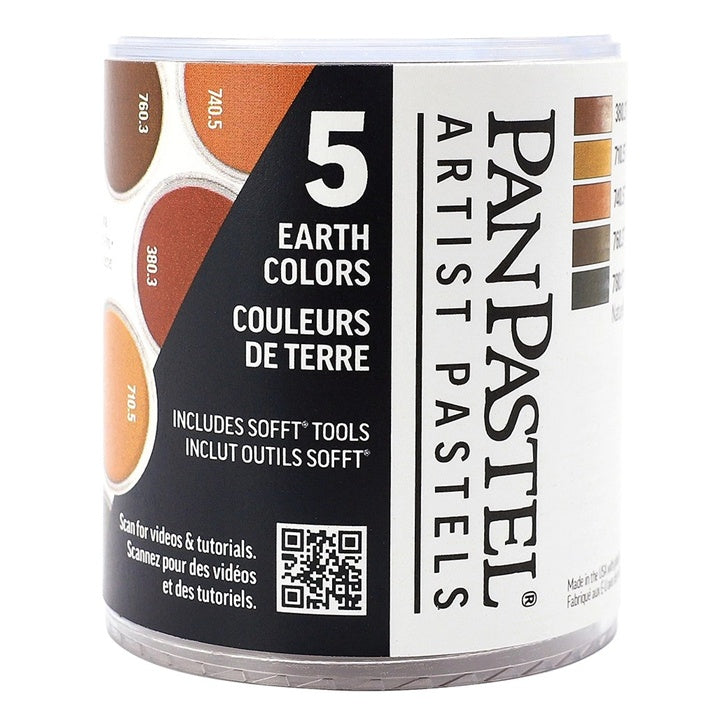 PanPastel Earth Tones Golden Set - 5 szt. | Artmie