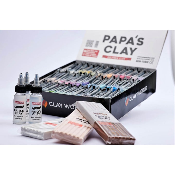 Papa's Clay Oil Płyn zmiękczający do glinek polimerowych 30 ml | Artmie