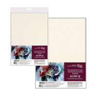 Papier akwarelowy A3 (29,7х42cm), 10 arkuszy, drobnoziarnisty, 200g/m2, ROSA STUDIO — zdjęcie 2