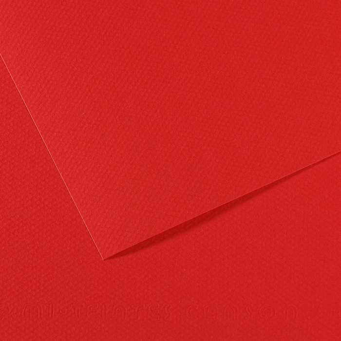 Papier barwiony CANSON Mi-Teintes 50 x 65 cm – 160 g/m² – Jasnoczerwony 505