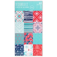 Papier do scrapbookingu 15 x 30 cm | sada 4 blokov | Artmie