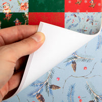Papier do scrapbookingu 15 x 30 cm | sada 4 blokov | Artmie
