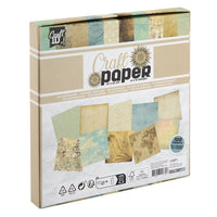 Papier do scrapbookingu 20 x 20 cm | odcienie beżu | Artmie