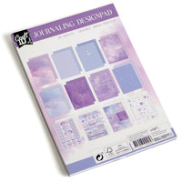 Papier do scrapbookingu A5 24 arkusze fioletowy | Artmie