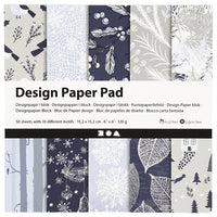 Papier do scrapbookingu Blue Nature 15,2 x 15,2 cm - 50 arkuszy | Artmie